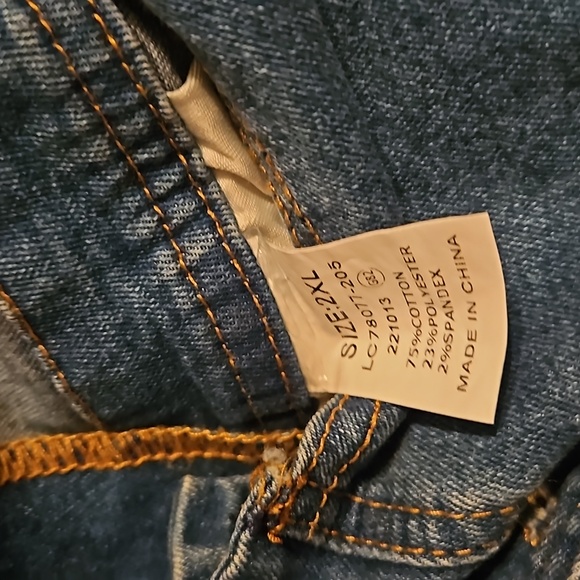 Plus size denim overall - Picture 2 of 2